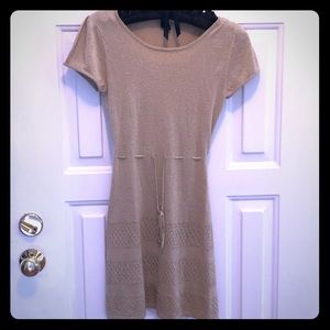 H&M Divided Gold Knit Dress